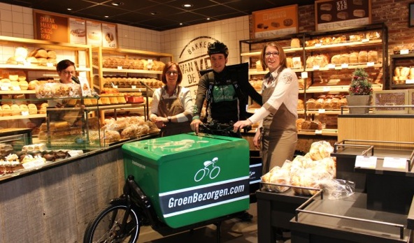 Bakker van de Ven gaat voor duurzame bezorging per fiets